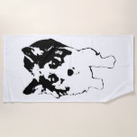 Racing Toward the Sun Beach Towel