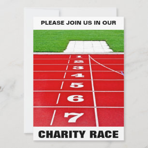 Racing Track Charity Invitation