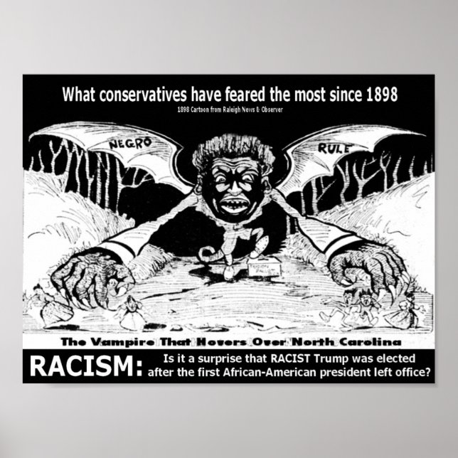 Racism: 1898 poster (Front)