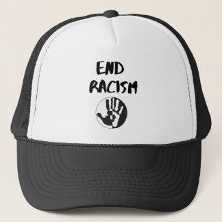 Racism Design for Anti Racism Activists, End Racis Trucker Hat