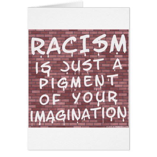 Racism - Graffiti Cards (Front)