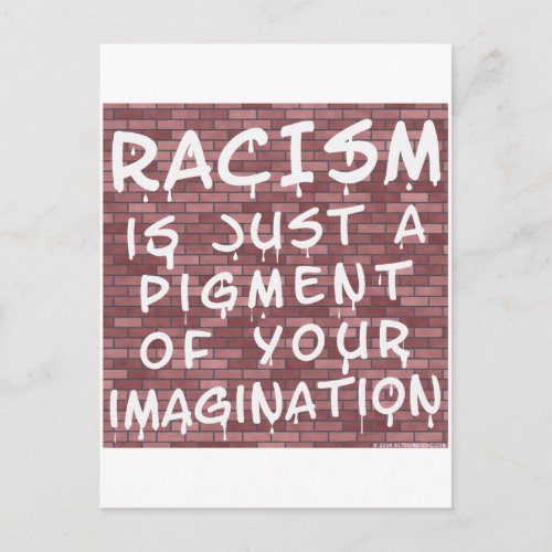 Racism _ Graffiti Postcard