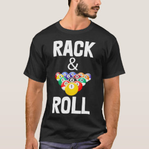 Rack & Roll Tee Shirts Cool Billiard Ball Tees