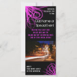 Rack Card Printing, Pink Night Club or Party Theme