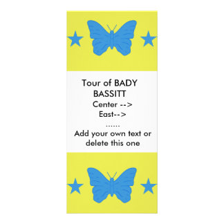 Rack Card with Flag of Bady Bassitt, Brazil
