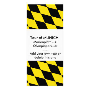 Rack Card with Flag of Munich