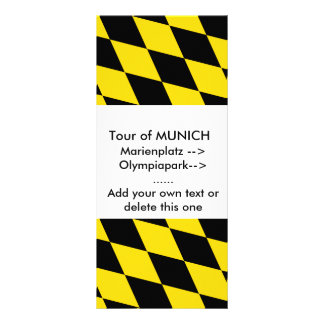 Rack Card with Flag of Munich