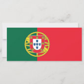 Rack Card with Flag of Portugal (Back)