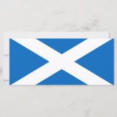 Rack Card with Flag of Scotland (Back)