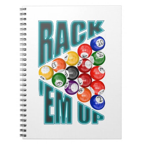 Rackem Up Billiards Notebook
