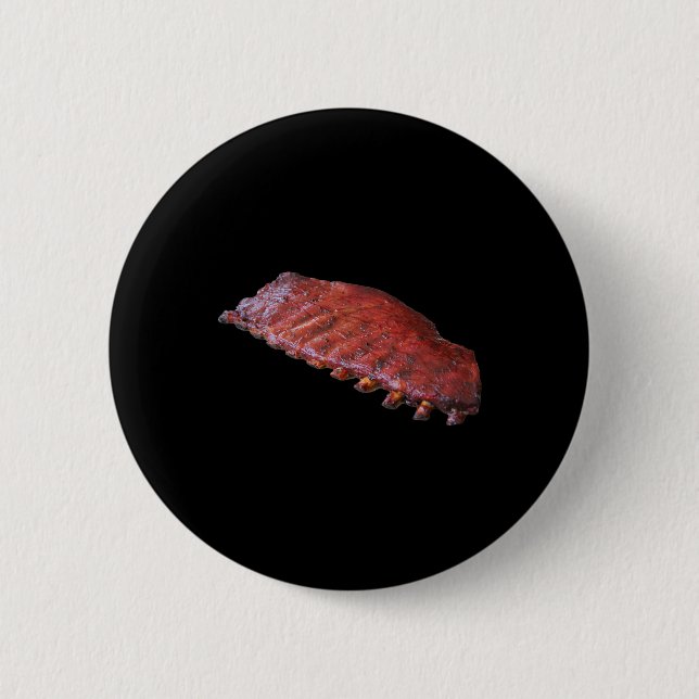 Rack Of Bbq Ribs  Button (Front)
