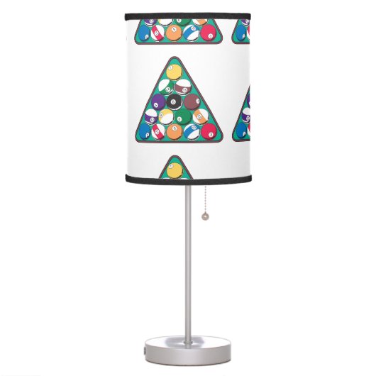 Racked Billiard Balls Table Lamp (Left)