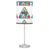 Racked Billiard Balls Table Lamp (Front)