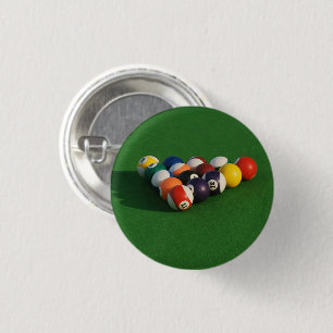Racked Pool Balls Button