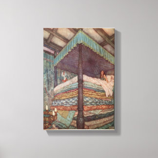 Rackham Fairytal Canvas Princess and the Pea Print