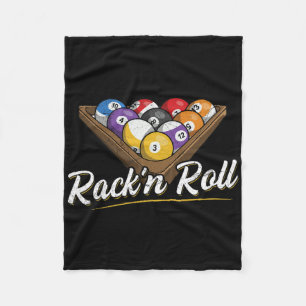 Rackn Roll Pun For A Poll Player Fleece Blanket