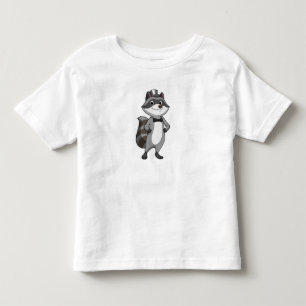 Racoon as Groom with Tie Toddler T-shirt