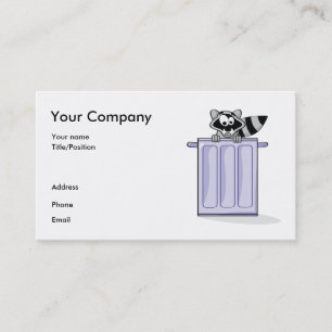 Racoon business card