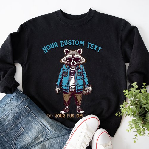 Racoon Fashionable Animal Fashion Sweatshirt