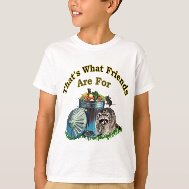 Racoon Friends T-Shirt (Front)