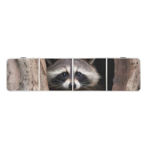 Racoon in Tree Cave Beer Pong Table