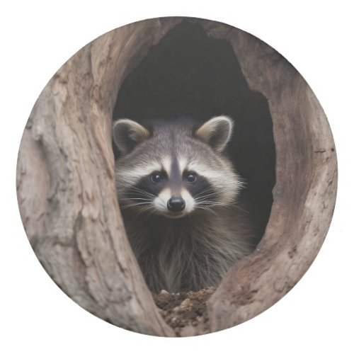 Racoon in Tree Cave  Eraser