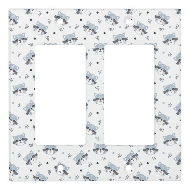 Racoons Light Switch Cover (Front)