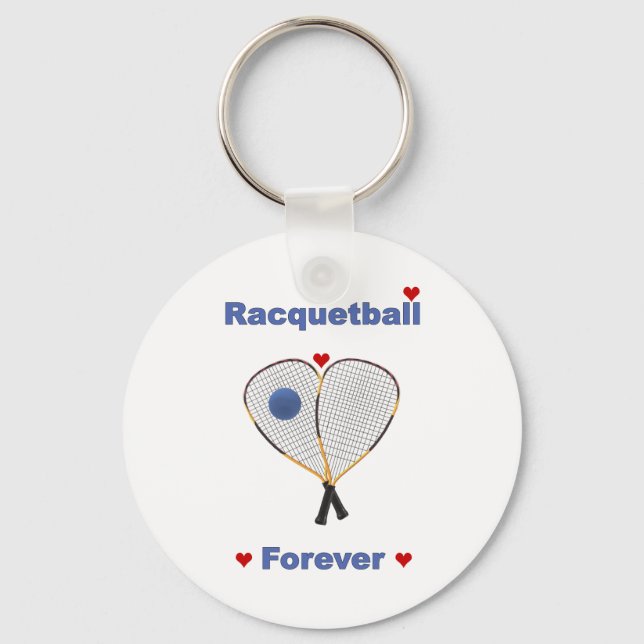 Racquetball Forever Keychain (Front)