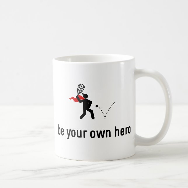 Racquetball Hero Coffee Mug (Right)