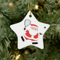 Racquetball Player Christmas Collectible