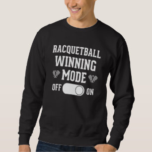 Racquetball Player Indoor Sports Player Paddleba Sweatshirt