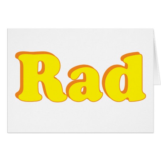 Rad Cards (Front Horizontal)