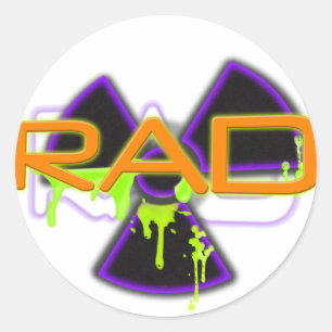 Rad Classic Round Sticker