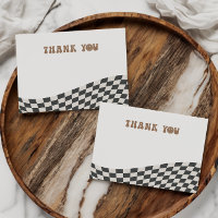 Rad Cool Dude Boy's First Birthday Checkered Retro