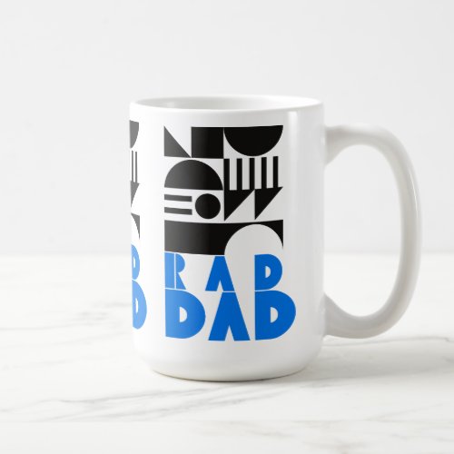 Rad Dad Abstract Geometric Classic Coffee Mug