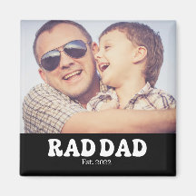 Rad Dad Est. Retro Photo