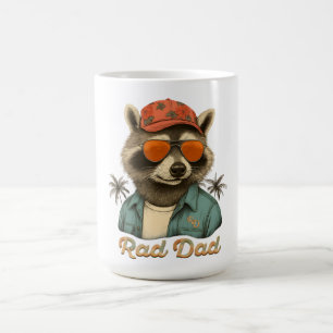 Rad Dad Funny Happy Father's Day Vintage Coffee Mug