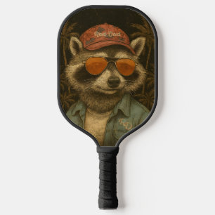 Rad Dad Funny Happy Father's Day Vintage Pickleball Paddle