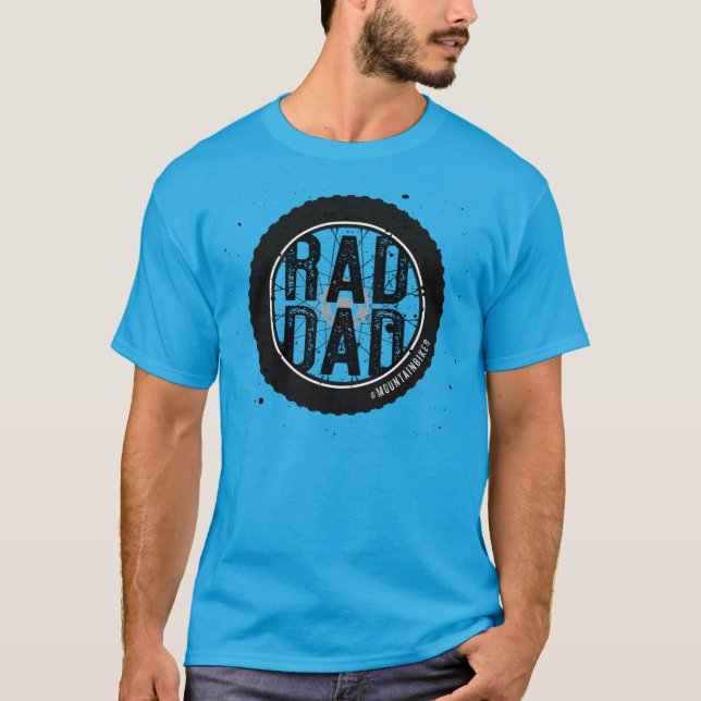 RAD DAD MOUNTAIN BIKER T-Shirt (Front)