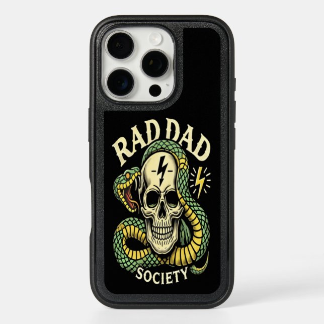 RAD DAD SOCIETY: Bold Energy Unleashed Otterbox iPhone Case (Back)