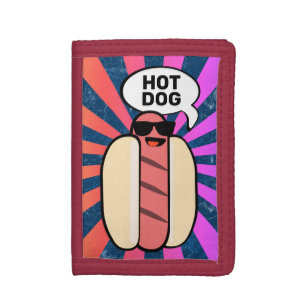 Rad Hot Dog  Tri-fold Wallet