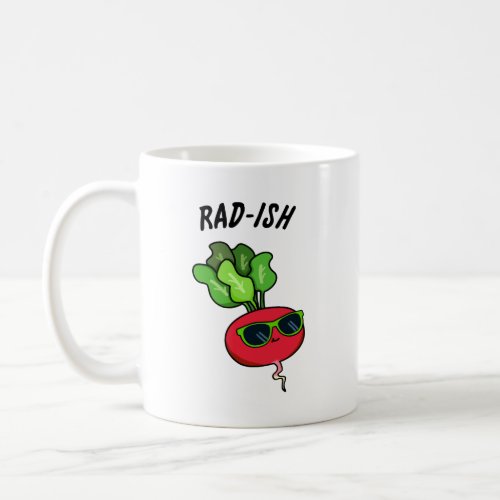 Rad_ish Funny Vegetable Radish Pun  Coffee Mug