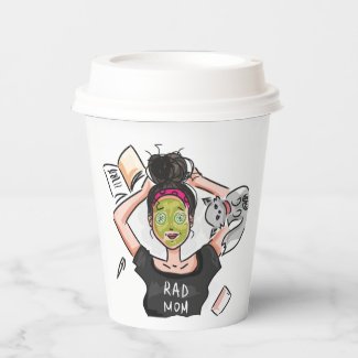 Rad Mom Paper Cups