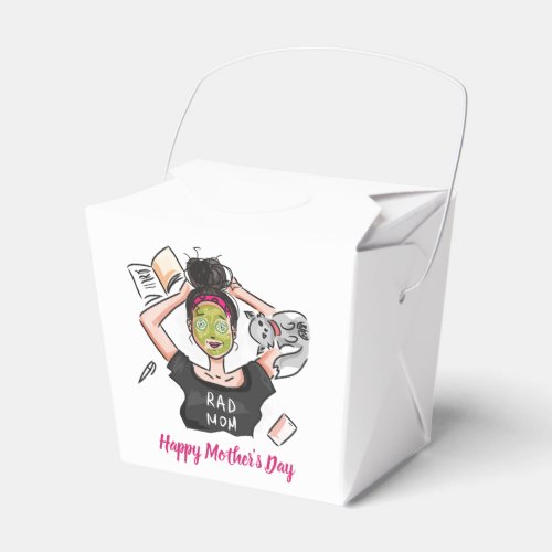 Rad Moms Relaxing Mothers Day Off Favor Boxes
