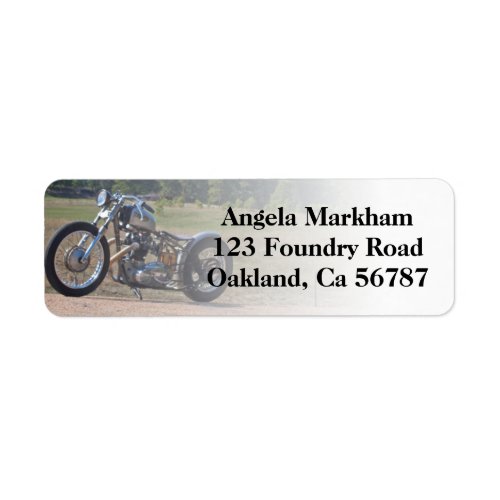 Rad Motorcycle Biker Custom Address Labels