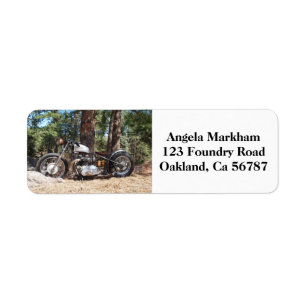 Rad Motorcycle Biker Custom Address Labels