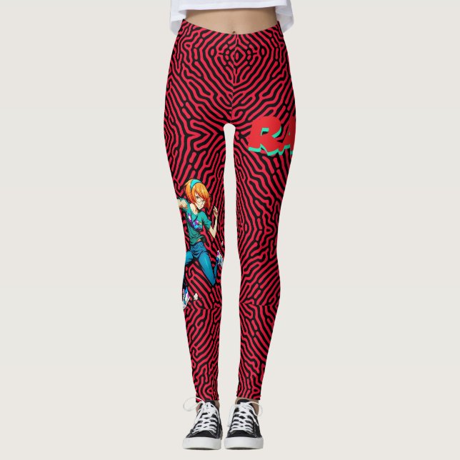 Rad, Nerd Girl Leggings (Front)