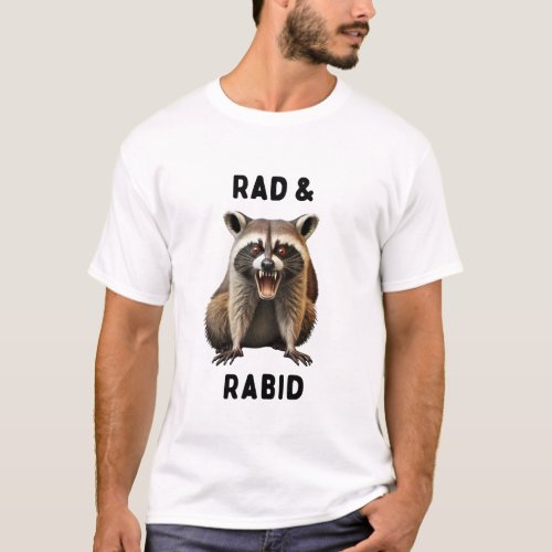 Rad  Rabid Raccoon T_Shirt