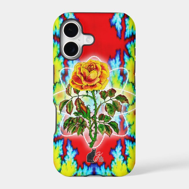 Rad Rad Rose Tough Case-Mate iPhone Case (Back)