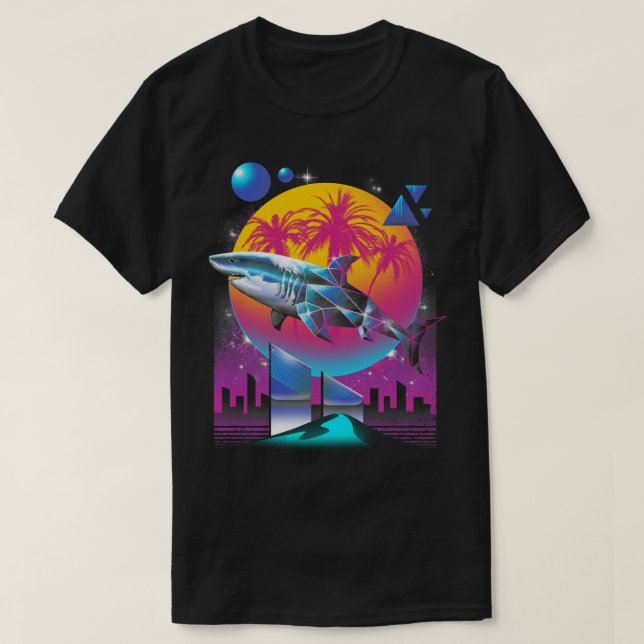 Rad Shark  T-Shirt (Design Front)